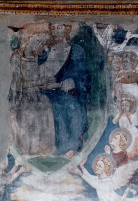 Cristo e Maria, Cristo sposo e la Chiesa sposa, coro del Monastero di Santa Maria di Monteluce, Perugia.